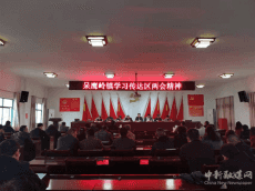 衡阳市蒸湘区呆鹰岭镇学习传达区两会精神