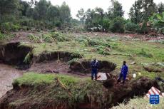 乌干达东部暴雨引发洪水致24人死亡