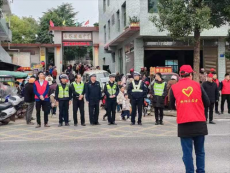 祁东县白鹤街道开展“周五执勤日”交通执勤劝导活动