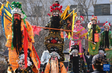 文化中国行·镜头里的非遗年｜黄土地上的新春社火狂欢