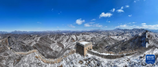 雪后金山岭长城